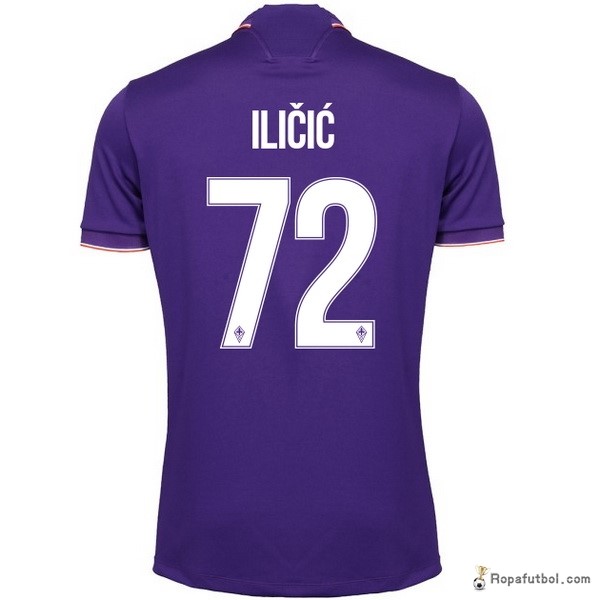 Camiseta Fiorentina Replica Primera Ropa Ilicic 2016/17 Purpura